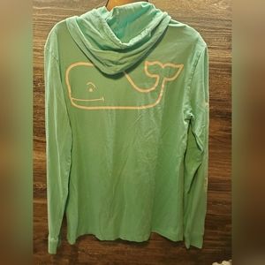 Vineyard Vines Sweatshirt Womens XS Extra Small Blue Hoodie Pullover Cotton